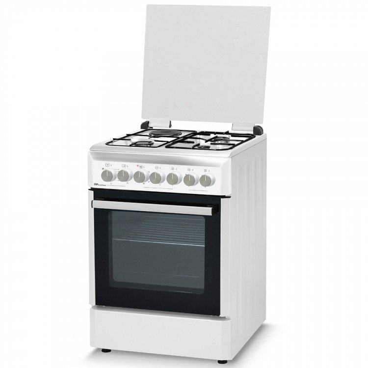 MULTIHOME MH-6190 Κουζίνα Μικτή 60cm Λευκό