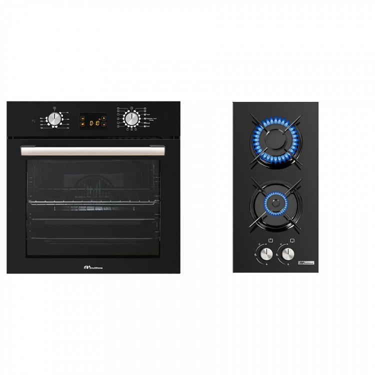 Σετ MULTIHOME MH-6060 & MH-6141 Φούρνος & Εστία Domino Αερίου 76060
